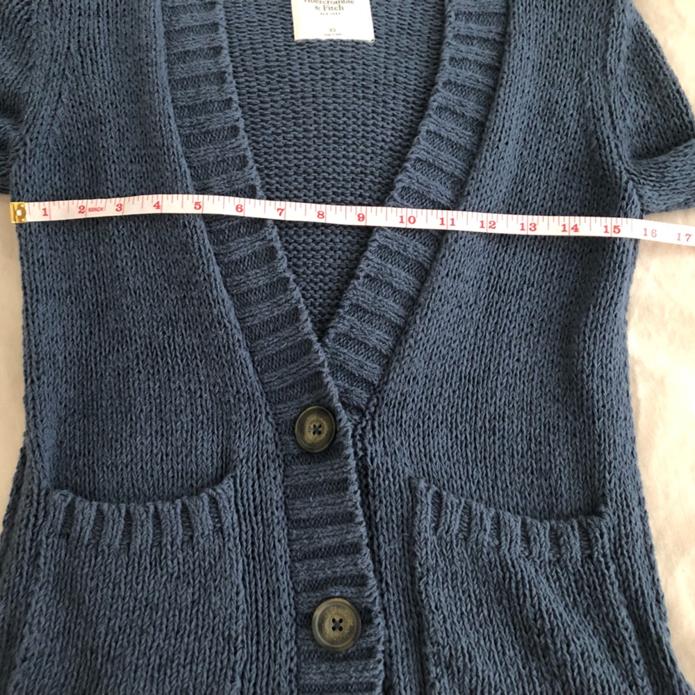 Abercrombie & Fitch Women’s Knit Cardigan. Blue, Size XS. Perfect Condition - Picture 9 of 12